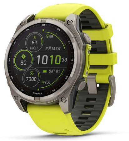 SMARTWATCH FENIX 8 SAPP. SOLAR/YELLOW 010-02906-21 GARMIN|010-02906-21