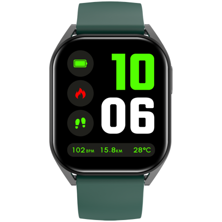 CANYON smart watch Chatter SW-58 BT-CALL Black Green|CNS-SW58BG