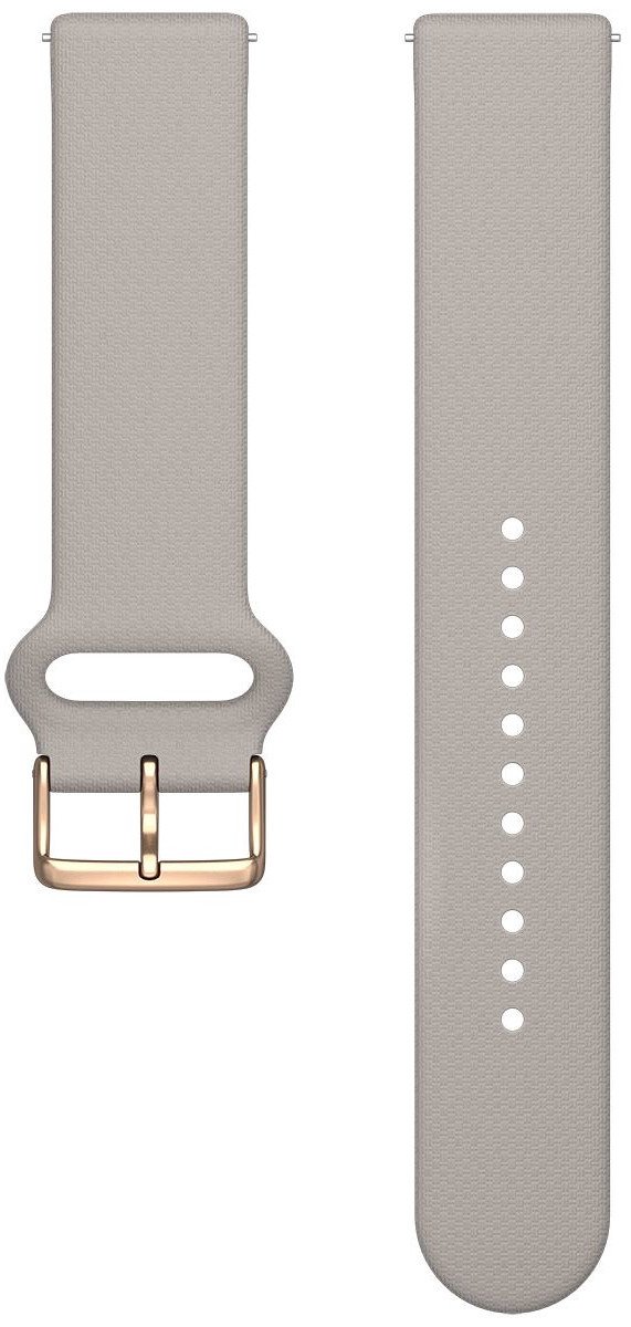 Polar watch strap 20mm S-L T, greige silicone