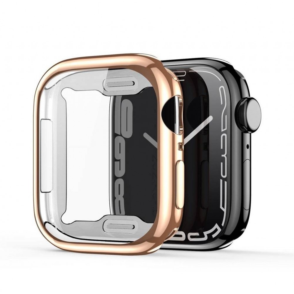 LCD apsauginis stikliukas / dėklas Dux Ducis Samo Apple Watch Ultra 45mm auksinis