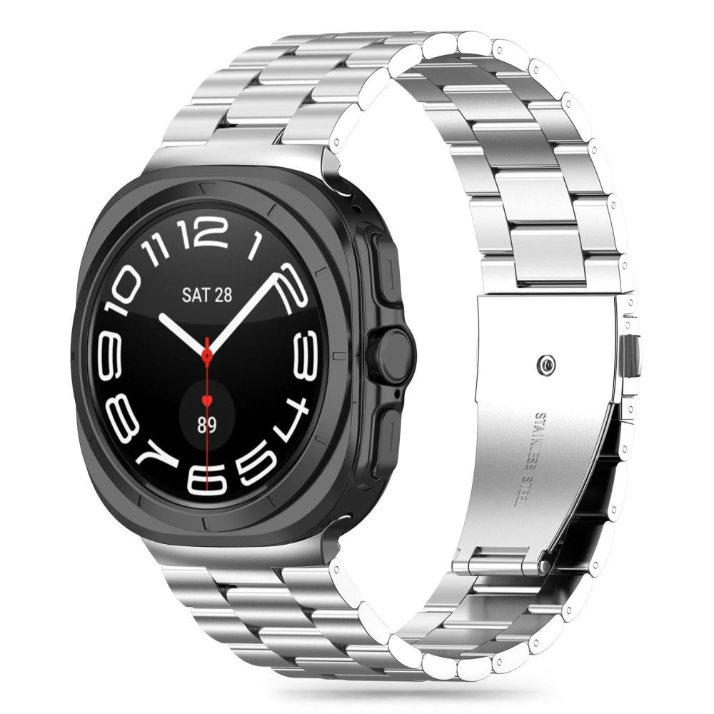 Sidabro spalvos apyrankė "Tech-Protect Stainless" laikrodžiui Samsung Galaxy Watch Ultra (47 MM)