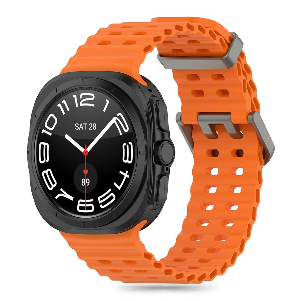 Oranžinės spalvos apyrankė "Tech-Protect Iconband Pro" laikrodžiui Samsung Galaxy Watch Ultra (47 MM)