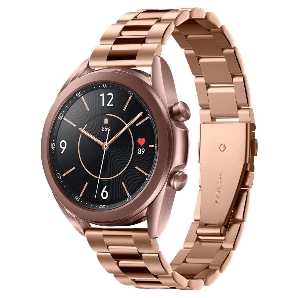 Rausva apyrankė Spigen "Modern Fit Band" laikrodžiui Samsung Galaxy Watch 4 / 5 / 5 PRO / 6 (40 / 42 / 44 / 45 / 46 MM) 600WB24982