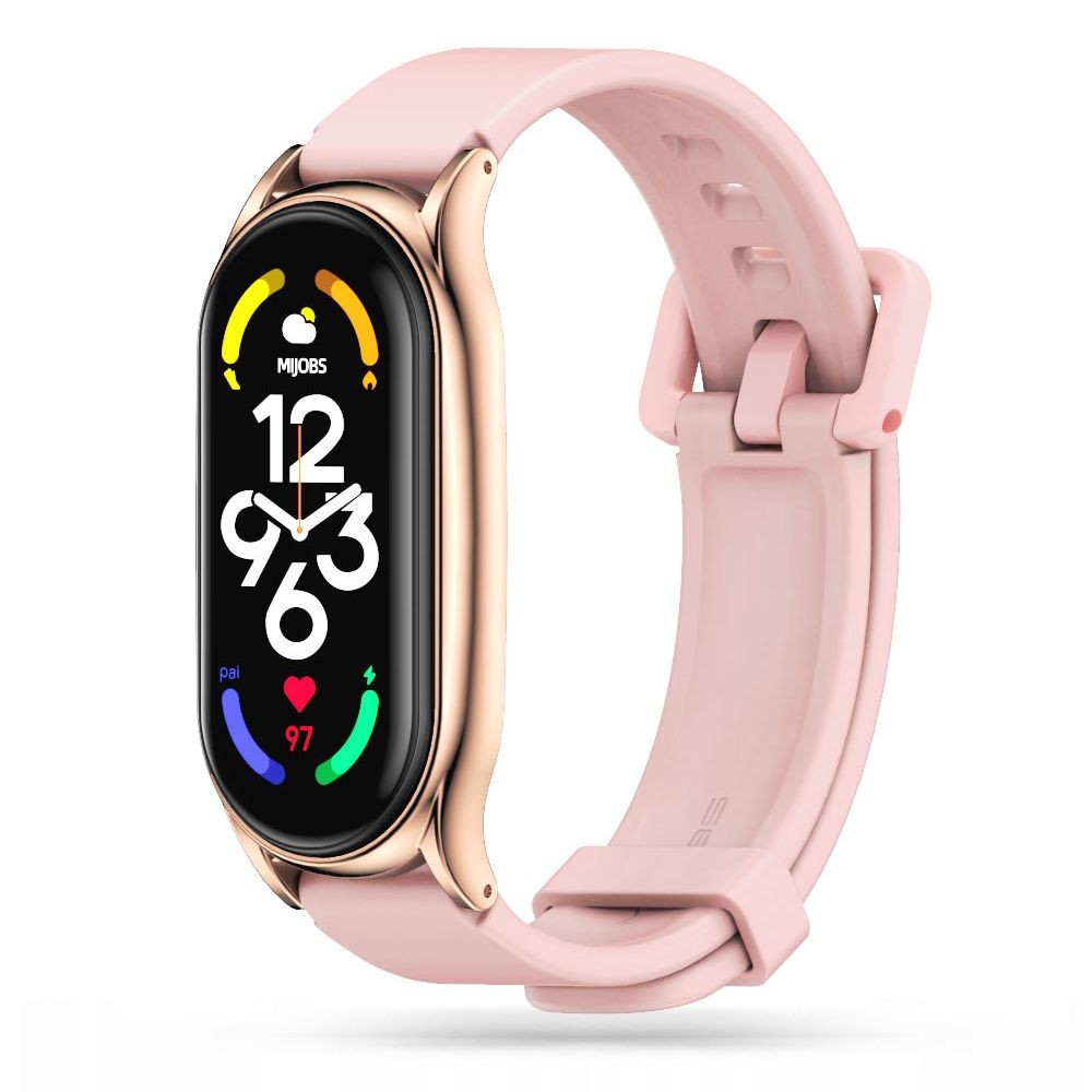 Rožinė apyrankė Tech-Protect "Iconband Pro" laikrodžiui Xiaomi Mi Smart Band 7 / 7 NFC