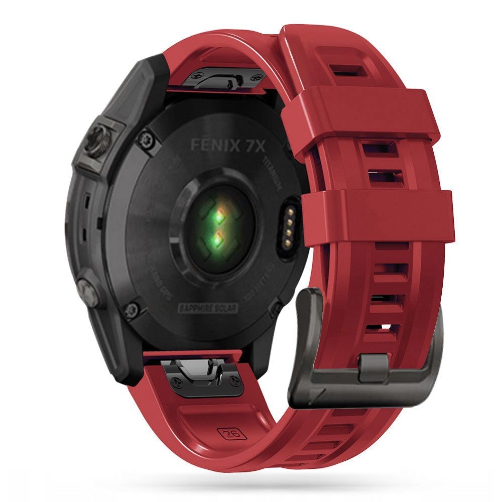 Raudona apyrankė "Tech-Protect Iconband" laikrodžiui GARMIN FENIX 3 / 5X / 3HR / 5X PLUS / 6X / 6X PRO / 7X (26mm)