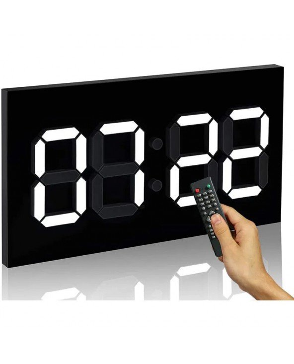 LED programuojamas sieninis laikrodis Skaitmeninis ekranas GYM laikmatis Sieninis 14 colių super didelis ekranas