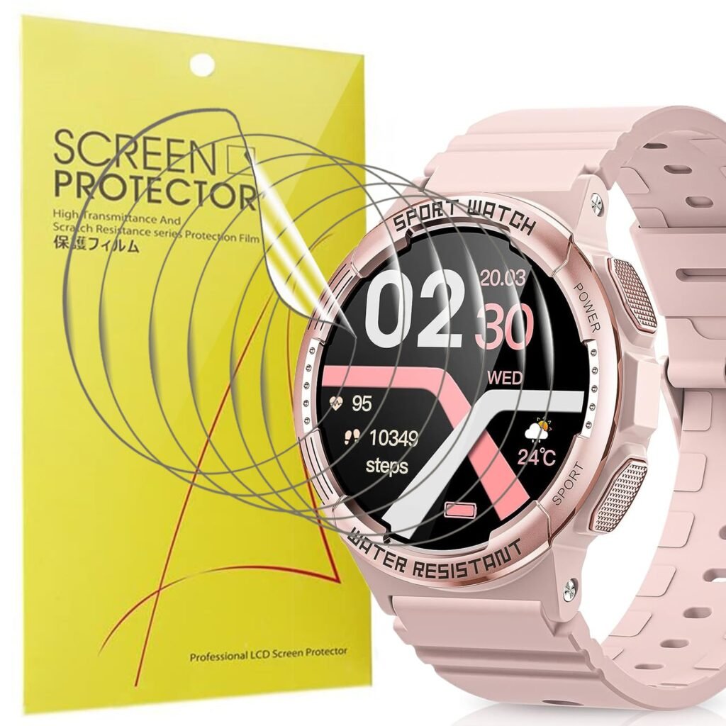 RUXINGX Smartwatch Women 33 mm, 1,3" DK01 ekrano apsauga 6 vnt. A