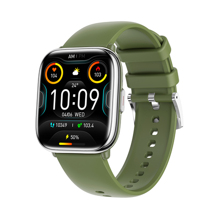 myPhone Watch Pastel | Smart watch | AMOLED | 1.75" | Waterproof | Silver Green|SMA002920