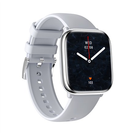 myPhone Watch Pastel | Smart watch | AMOLED | 1.75" | Waterproof | Silver Grey|SMA002919