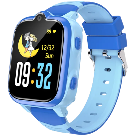 Blackview Z10, Kids Smart Watch, Blue, 1.83 inch IP67 Waterproof GPS Tracker 4G Video Calling, Location tracking, GPS+LBS+WiFi, SIM Card Slot, 4G Nano SIM, 680mAh Battery, Up to 2 Days of Standby, Magnetic Charging, 1GB RAM+8GB ROM, SOS Call button|BVZ10-BL