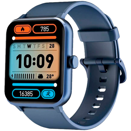Blackview R50, 1.85-inch TFT HD, 350mAh Battery, 24-hour SpO2 Detection + Heart Rate Monitoring, Calls and SMS notification, Blue|BVR50-BL