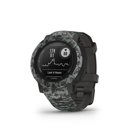 Sports watch Instinct 2 Camo Edition | GPS (satellite) | Waterproof | Graphite Camo|010-02626-03