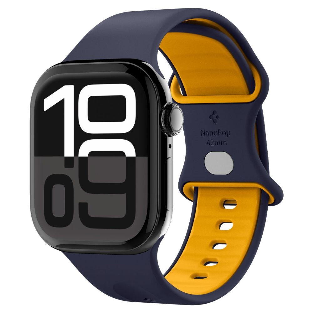 Mėlyna apyrankė "Spigen Nano POP" laikrodžiui Apple Watch 6 / 7 / 8 / 9 / 10 / SE (40 / 41 / 42 MM)