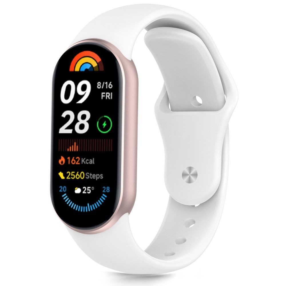 Balta apyrankė "Tech-Protect Iconband Pure" laikrodžiui Xiaomi Smart Band 8 / 9 / 10 / NFC