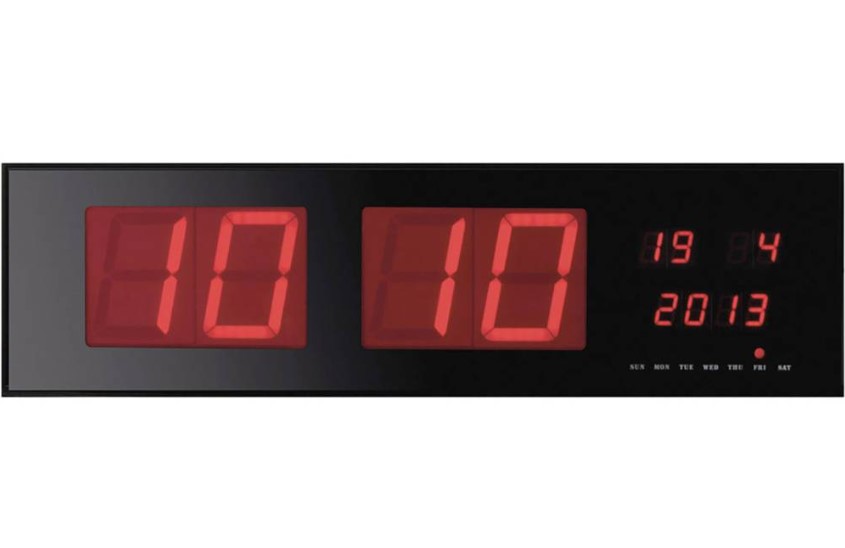 Sieninis LED laikrodis (125mm aukščio skaičiai)
