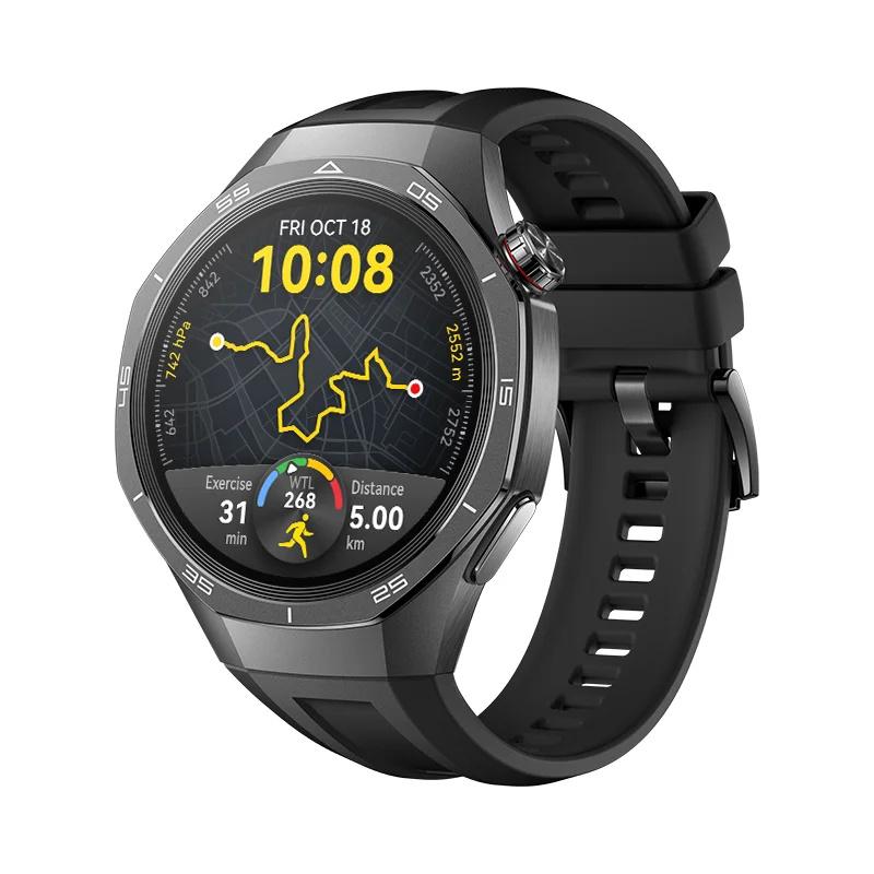 Išmanusis laikrodis Huawei Watch GT 5 Pro 46 mm Juodas Titano lydinys Dulkėms atsparus Vandeniui atsparus Korozijai atsparus