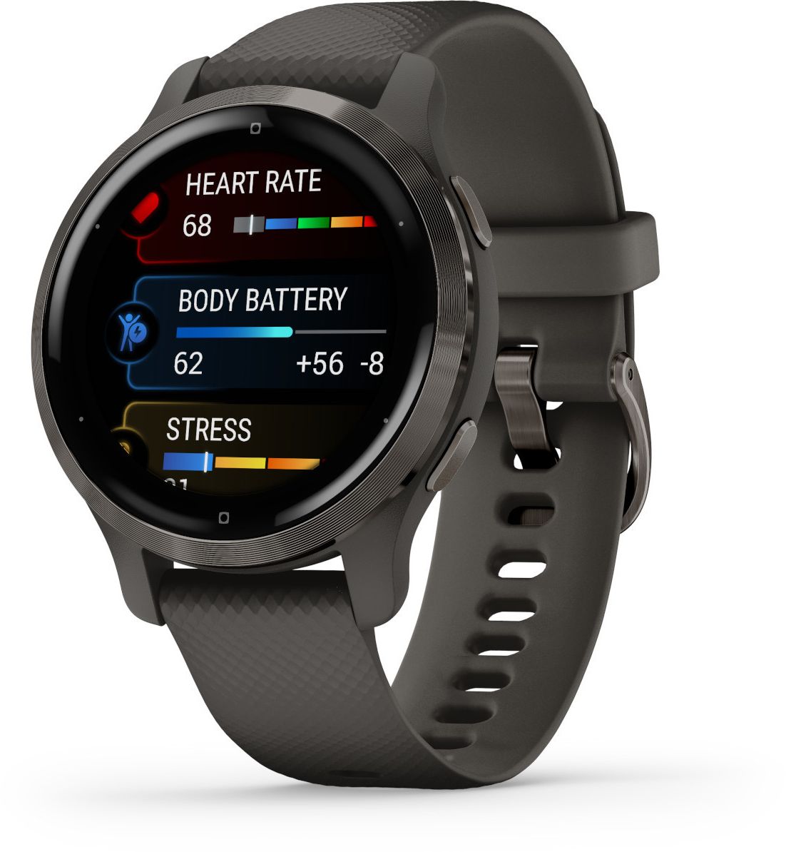 Sportinis laikrodis GARMIN Venu 2S Grey + Slate