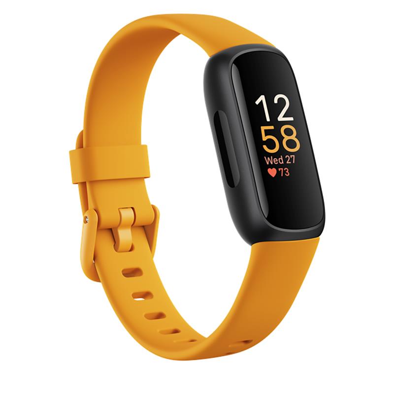 Išmanioji apyrankė Fitbit Inspire 3, Black/Yellow, FB424BKYW