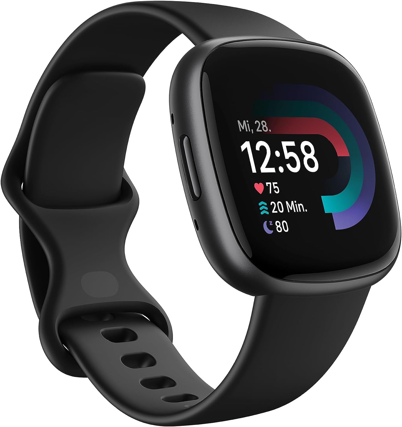 Išmanusis laikrodis Fitbit Versa 4, juodas, FB523BKBK