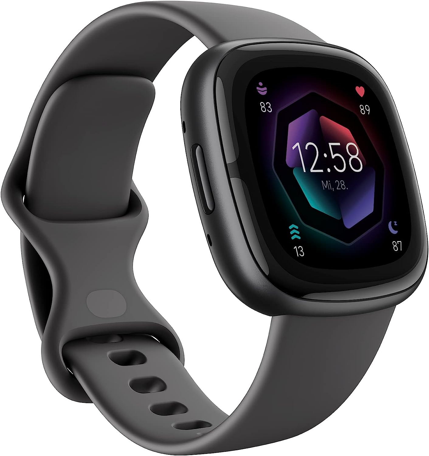 Išmanusis laikrodis Fitbit Sense 2, juodas, FB521BKGB