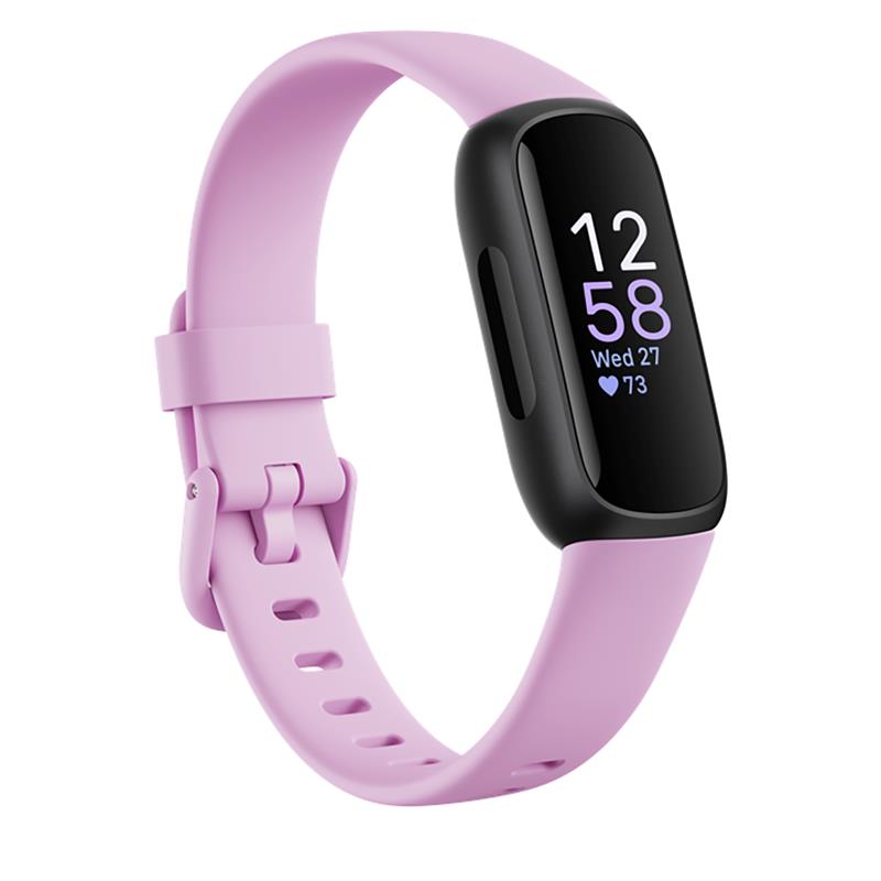 Išmanioji apyrankė Fitbit Inspire 3, Black/Lilac, FB424BKLV