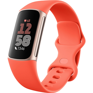 Fitbit Charge 6, orange - Išmanioji apyrankė, GA05184-GB