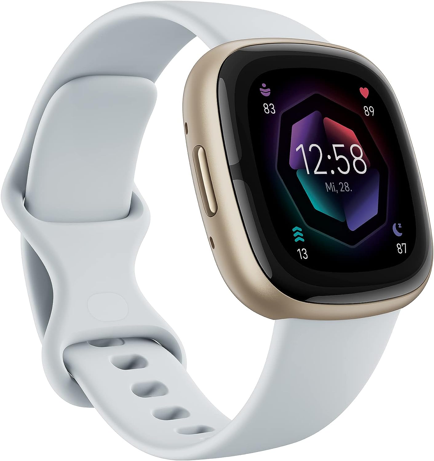 Išmanusis laikrodis Fitbit Sense 2, Auksinis, FB521GLBM