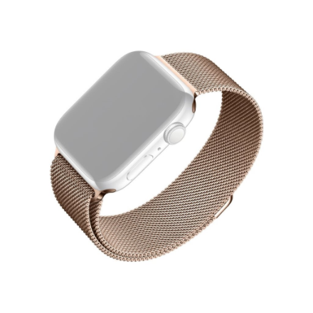 Fixed | Mesh Strap for Apple Watch 38/40/41mm | Rose gold|FIXMEST-436-RG