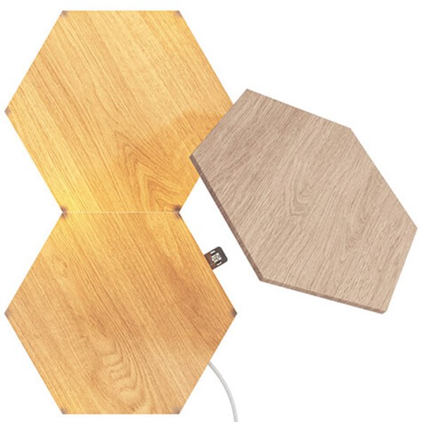 Nanoleaf Elements Wood Hexagons Expansion Pack (3 panels)