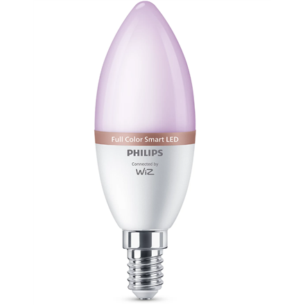 WiZ  Philips Smart WiFi Candle RGB, 3pcs  E14  4.9 W  All colors