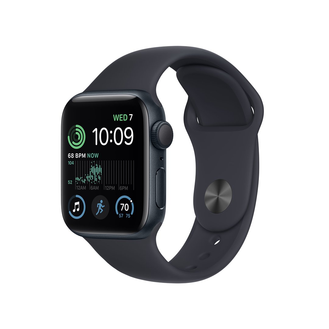 Išmanusis laikrodis APPLE Watch SE GPS 40mm Midnight Alumin. Case with Midnight Sport Band