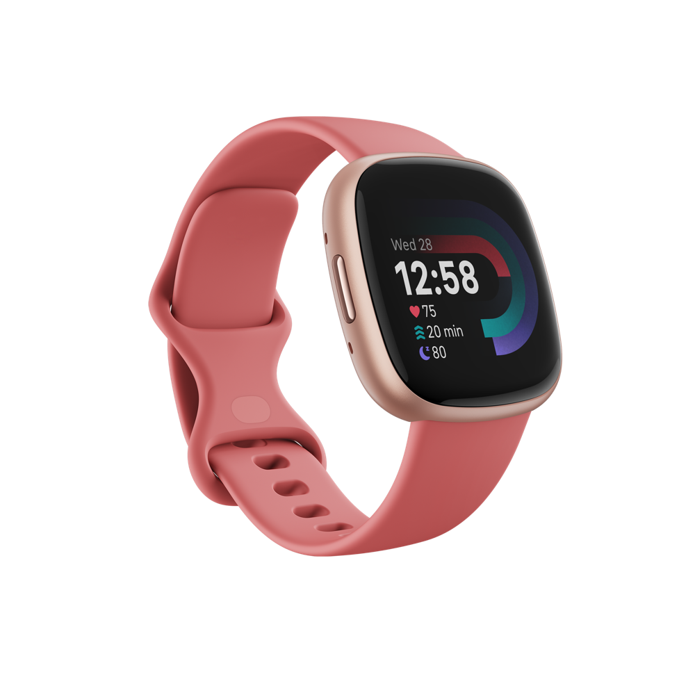 Išmanusis laikrodis FITBIT Versa 4, Pink Sand / Copper Rose