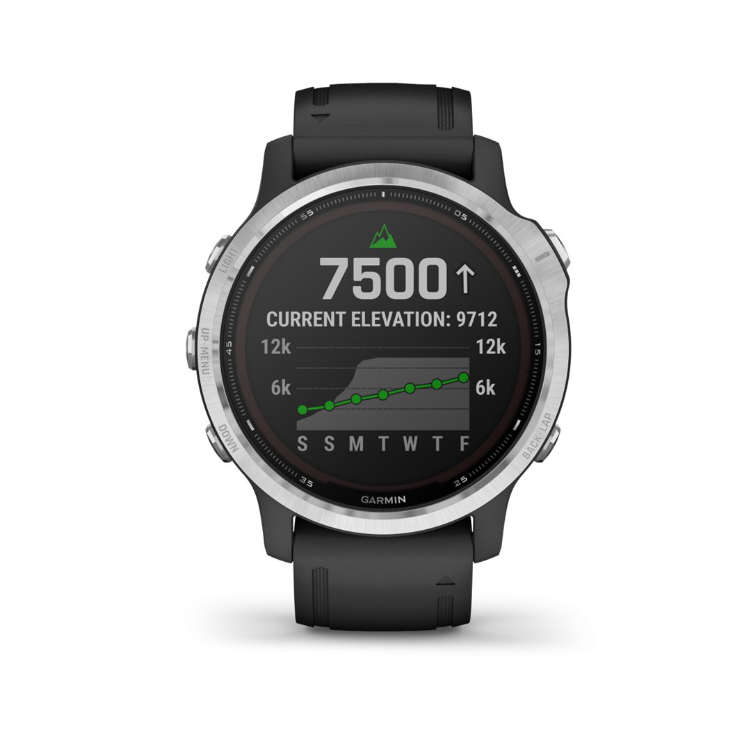 Garmin Fenix 6S Solar, silver/black