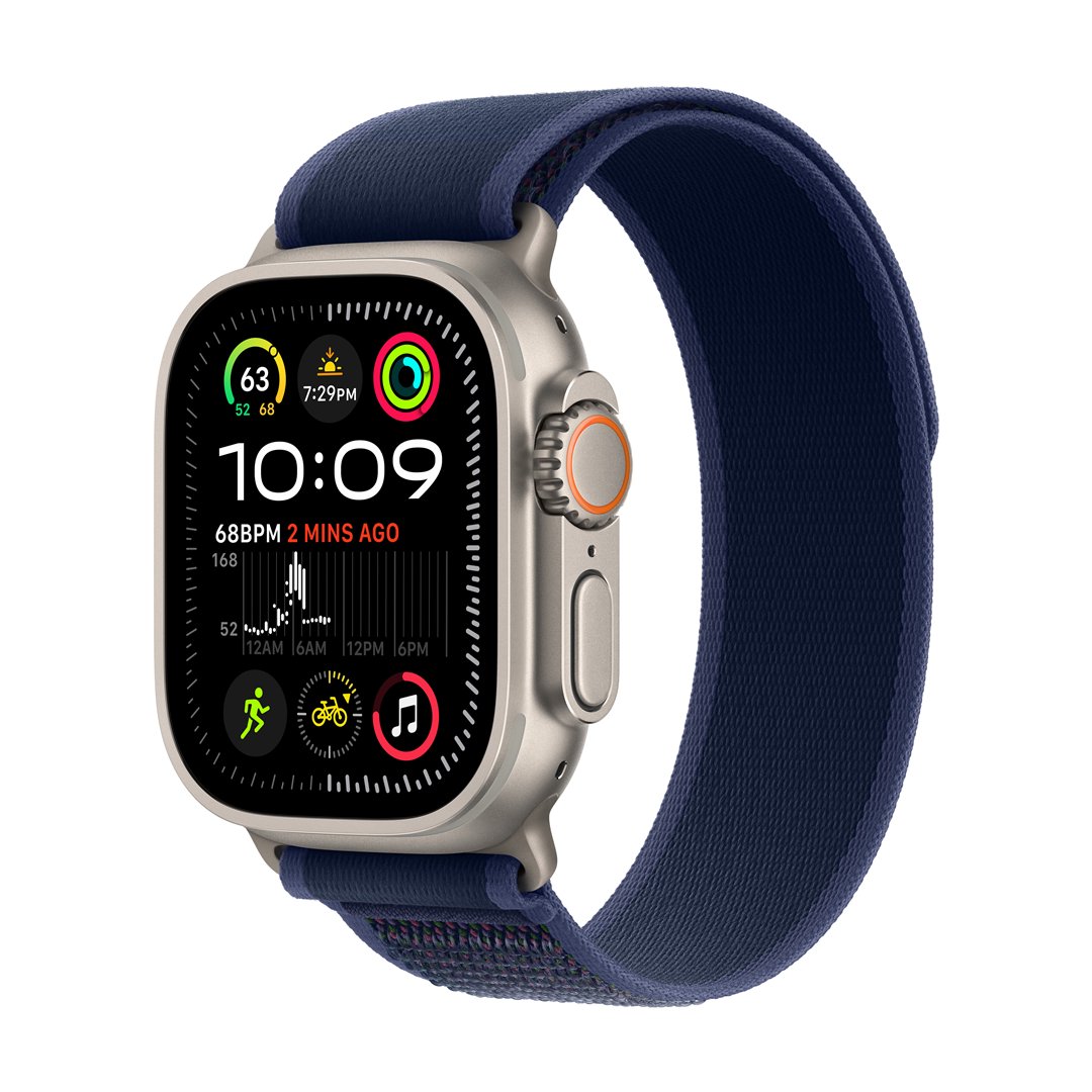 Išmanusis laikrodis Apple Watch Ultra 2 GPS+Cell 49mm Natural Titanium Case/Blue Trail Loop - M/L