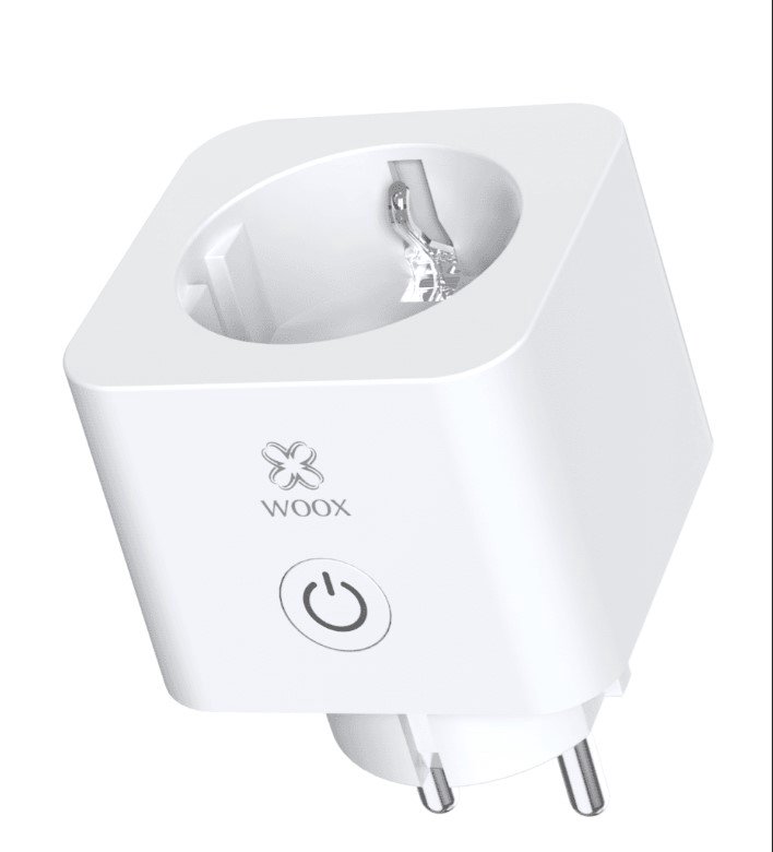 Išmanioji Wi-Fi rozetė su energijos matavimu WOOX R6113 Wi-Fi,3680W 16A,TUYA Smart Life