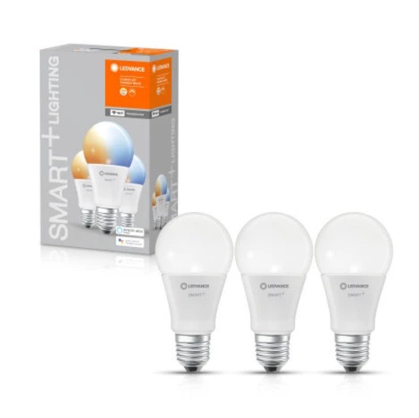 Išmaniosios lemputės 3vnt. Ledvance SMART+, reguliuojama balta, LED, E27, 9W, 806 lm