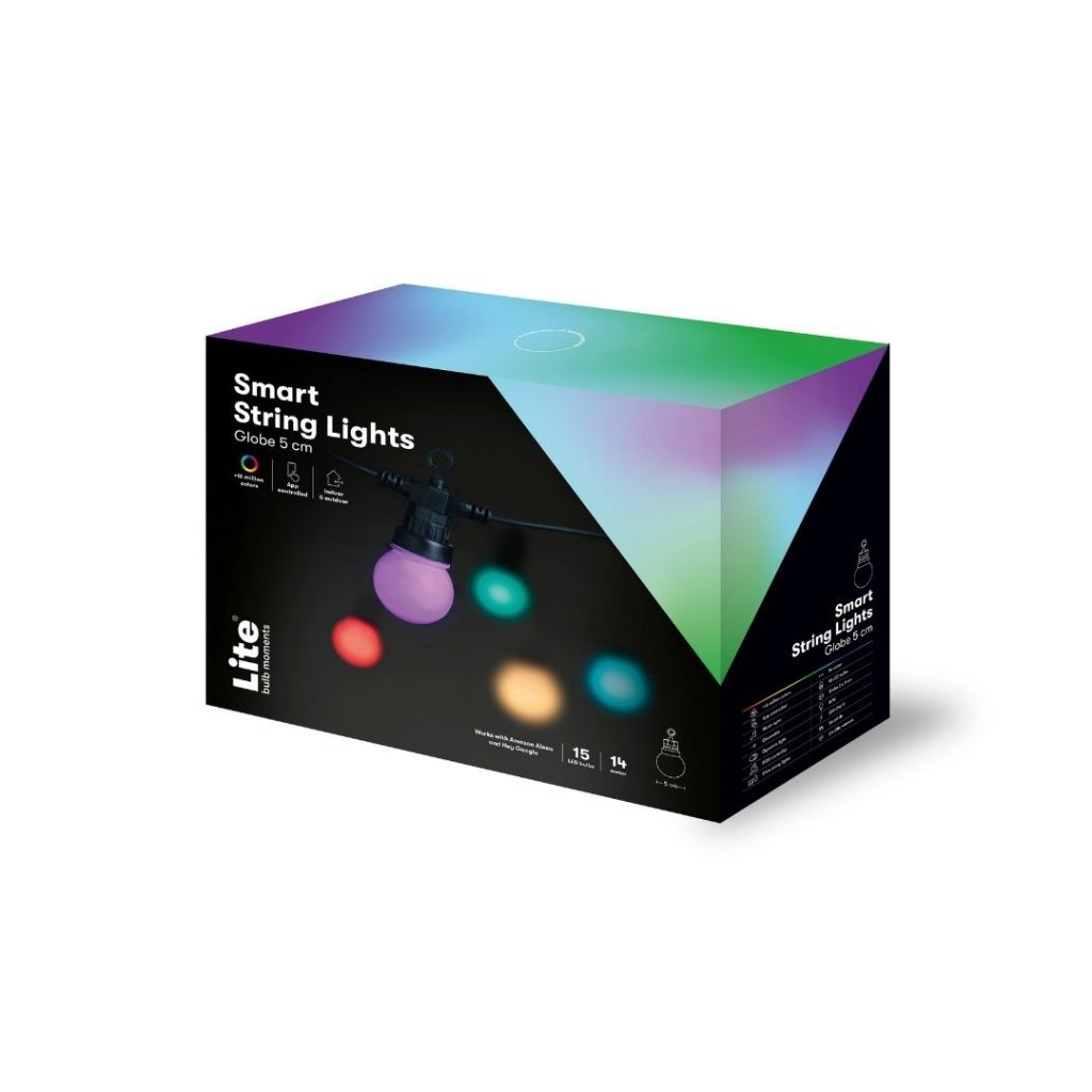Lite bulb moments Smart Light Chain - Globe 5 cm
