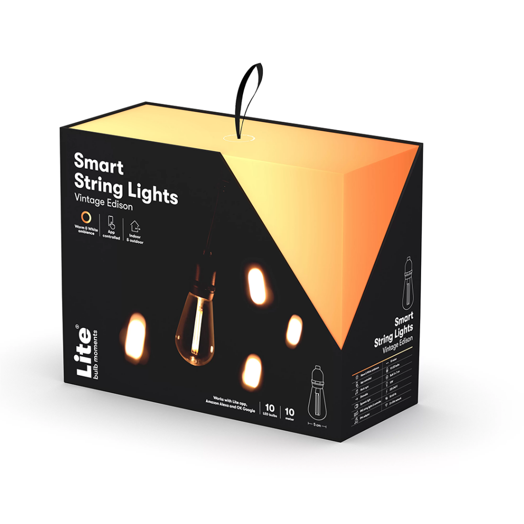 Lite bulb moments Smart Light Chain - Vintage Edison