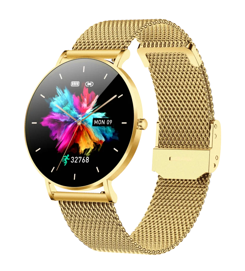 Išmanusis laikrodis Manta Alexa Lux SWU501LGD Gold