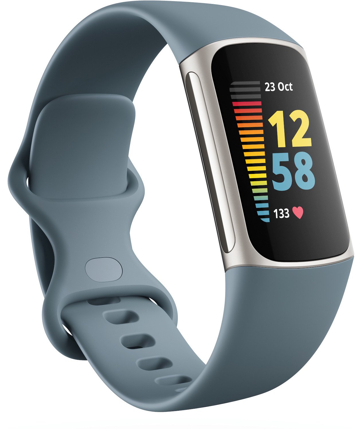 Išmanioji apyrankė FITBIT Charge 5, Platinum/Mineral Blue