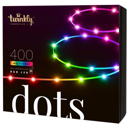 Twinkly Dots Smart LED Lights 400 RGB (Multicolor), 20m