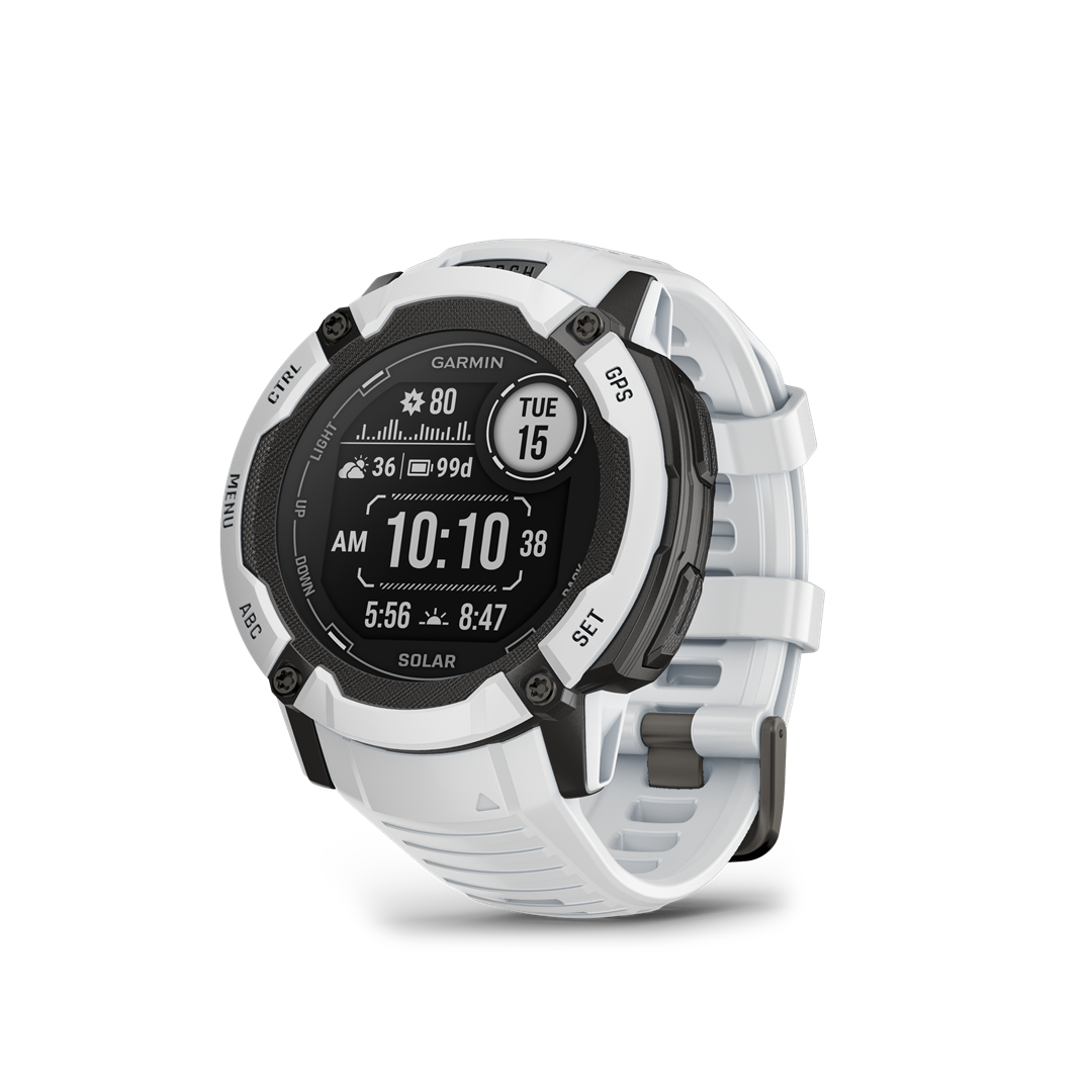 Sportinis laikrodis GARMIN Instinct 2X Solar, Whitestone