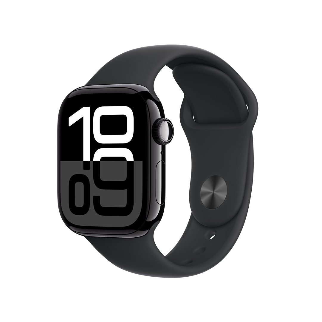 Išmanusis laikrodis Apple Watch 10 GPS+Cell 42mm Jet Black  Alumin. Case/Black Sport Band S/M