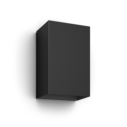Išmanusis foninis apšvietimas Philips Hue WCA Resonate Outdoor Wall Lantern, Black  8 W  2000-6500