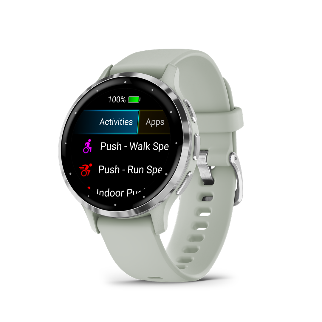 Sportinis laikrodis GARMIN Venu 3S, Sage Gray/Passivated