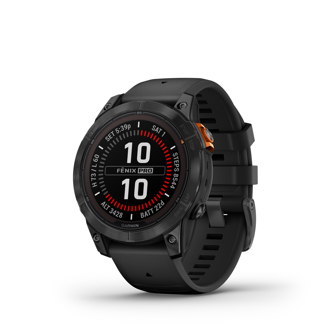 Sportinis laikrodis GARMIN Fenix 7 Pro Solar, Glass, SltGrySS w/Blk Bnd