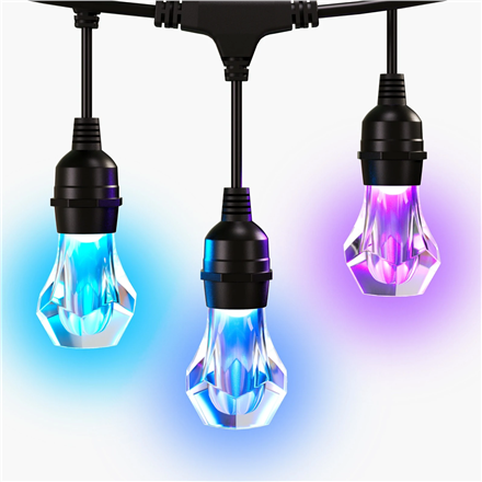 Išmanusis foninis apšvietimas Nanoleaf Essentials Matter Smart Multicolour Outdoor String Lights Exp