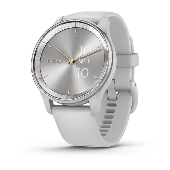 Išmanusis laikrodis Garmin vívomove® Trend Silver/Mist Gray
