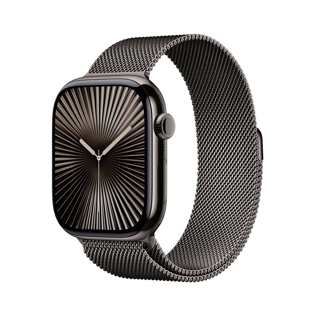 Išmanusis laikrodis Apple Watch 10 GPS+Cell 46mm Slate Titanium Case with Slate Milanese Loop - S/M