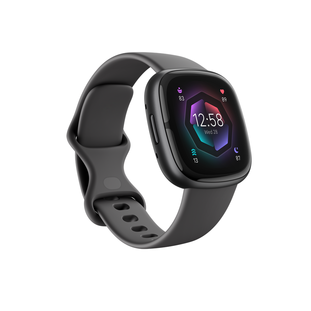 Išmanusis laikrodis FITBIT Sense 2, Shadow Grey/Graphite